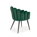 Стул HALMAR K410 темно-зеленый/черный